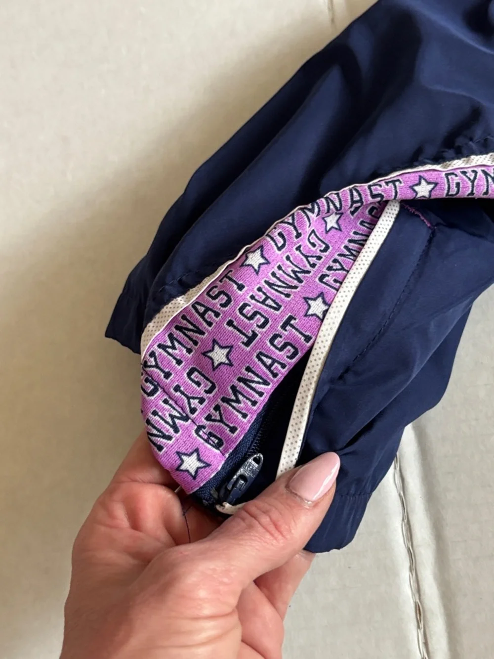 Justice Gymnast shorts and track pants Girls sz 10